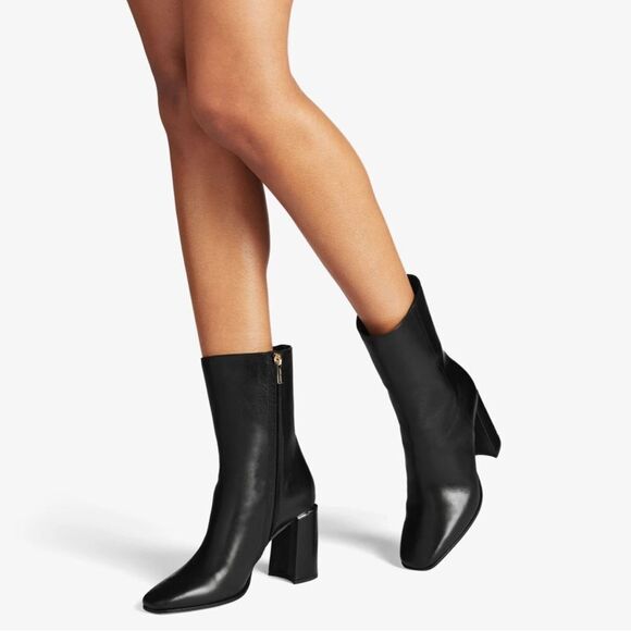 Jimmy Choo Loren 85MM Leather Ankle Boots size 40 - Picture 2 of 16
